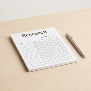 Habit Tracker Pad